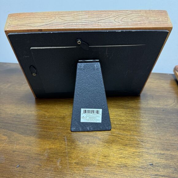 Russ Berrie LTD~"Yesterday’s Ballgame" 3D Baseball Pic. Frame 8"x6" Hand painted - Picture 2 of 4